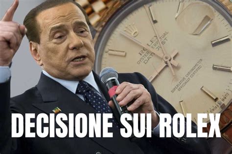 berlusconi rolex|Rolex canada ceo.